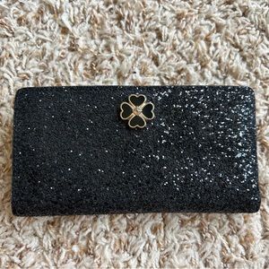 Black Sequin Kate Spade Wallet